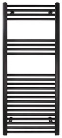 Thermo Alto Θερμαινόμενη πετσετοκρεμάστρα 120x50cm Black ΔΕΝ ΠΕΡΙΛΑΜΒΑΝΤΟΝΤΑΙ ΔΙΑΚΟΠΤΕΣ &amp; ΑΝΤΙΣΤΑΣΕΙΣ