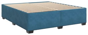 ΚΡΕΒΑΤΙ BOXSPRING ΜΕ ΣΤΡΩΜΑ ΜΠΛΕ 180X200 ΕΚ. ΒΕΛΟΥΔΙΝΟ 3293288