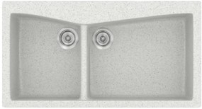 Sanitec Classic 326 Granite White Ένθετος Νεροχύτης SAN.326.01.GWH