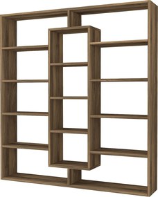 Βιβλιοθήκη Καρυδιά AMPLE 125x22x135,7