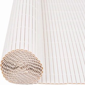 vidaXL Φράχτης Κήπου Λευκό 150 x 500 cm PVC