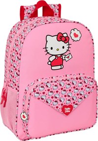 Σχολική Τσάντα Hello Kitty Ροζ 33 x 42 x 14 cm
