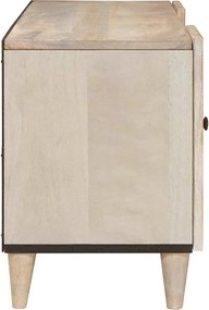 vidaXL Μονάδες TV με ράφι Λευκό 105 x 33 x 46 εκ. Επεξεργασμένο ξύλο