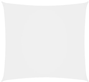 vidaXL Πανί Σκίασης Τετράγωνο Λευκό 4 x 4 μ. από Ύφασμα Oxford