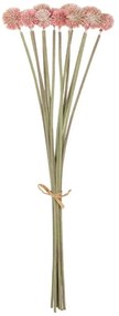 Τεχνητό Μπουκέτο Dandelion 21359 54cm Pink GloboStar Πολυαιθυλένιο
