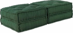 vidaXL Μονάδα Μοντέρνου Καναπέ 2 pcs Πράσινο 140 x 70 x 36 εκ Ύφασμα