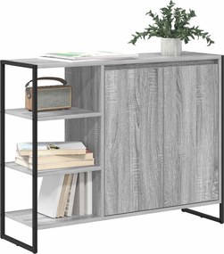vidaXL Βοηθητικό ντουλάπι Γκρίζο Σονομα 96.5 x 30 x 75 εκ