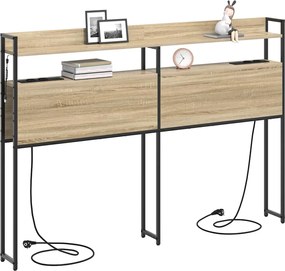 vidaXL Κεφαλάρι Αποθήκης με ράφι Sonoma Δρυς 98 cm Επεξεργασμένο ξύλο