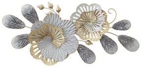 Διακοσμητικό τοίχου Barney Inart μέταλλο σε χρυσή-λευκή απόχρωση 85.5x39x5.5εκ 345-000002-345-000002-Λευκό-Χρυσό 345-000002