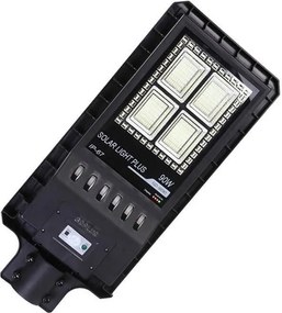 GD-9890 Ηλιακό Φωτιστικό Δρόμου με Αισθητήρα Φωτός σε Μαύρο Χρώμα