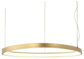 Φωτιστικό Οροφής Harmony BR97LEDP80GD 74W Led Φ80cm 120cm Gold Aca Aluminium