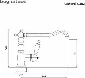 Bugnatese Oxford 6382 - Μπαταρία Κουζίνας