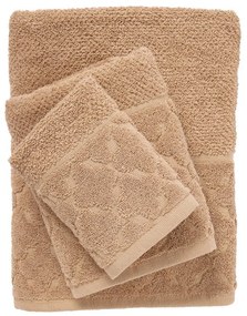 Πετσέτες Best 0792 (Σετ 3τμχ) Taupe Das Home Σετ Πετσέτες 70x140cm Βαμβάκι-Πολυέστερ
