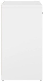 vidaXL Παπουτσοθήκη Λευκή/Sonoma Δρυς 94,5 x 31 x 57 εκ. Mοριοσανίδα