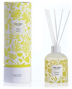 Αρωματικό Χώρου Με Στικς Floral Musk Yellow 200ml - Nef-Nef Homeware