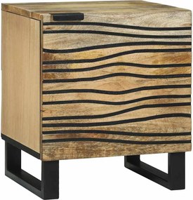 vidaXL Κομοδίνο Φυσικό 40 x 33 x 46 εκ. Επεξεργασμένο Ξύλο