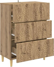 vidaXL Ντουλάπι με Συρτάρια 66 x 34,5 x 90 εκ Επεξεργασμένο Ξύλο