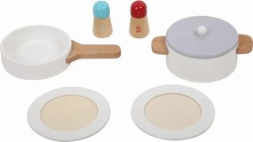 Wooden Play kitchen 7253 15 pcs