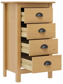 vidaXL Μπουφές Hill 46 x 35 x 80 εκ. από Μασίφ Ξύλο Πεύκου