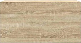 vidaXL Ντουλάπι τοίχου μπάνιου Sonoma Oak 80x25x40 cm
