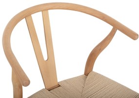 ΣΕΤ ΤΡΑΠΕΖΑΡΙΑΣ 5ΤΜΧ BRAVE HM21182 MDF TOP-ΞΥΛΟ ΟΞΙΑΣ &amp; PAPER ROPE ΣΕ ΦΥΣΙΚΟ