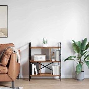 vidaXL Ράφι Βιβλίων 5 επιπέδων 75 x 30 x 91 εκ. Επεξεργασμένο Ξύλο