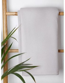 Κουβέρτα πικέ cotton Light Grey King Size (240x260)