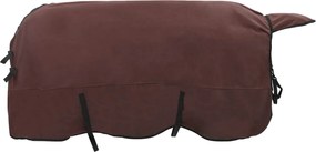 vidaXL Σαμάρι Ίππου Πλήρης Σκούρος Καφέ Πολυεστέρας