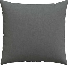 vidaXL Μαξιλάρι Καναπέ 2 pcs Σκούρο Γκρι 50 x 50 cm ύφασμα