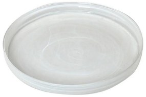 Πιάτο Atlas Στρογγυλό Ρηχό Alabaster Hor1621K6 Φ21cm White Espiel Glass