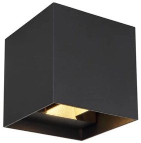 Απλίκα Φωτιστικό Τοίχου Σποτ LED 3W IP54 Veronika Globo Lighting-34168B-Μαύρο 34168B