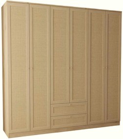 Wardrobe Baru 6 210 - Beige Beige