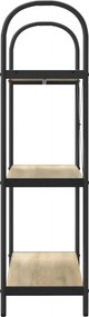 vidaXL Ράφι Βιβλίων Δρύς Sonoma 80 x 30 x 109 εκ Επεξεργασμένο ξύλο
