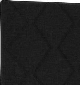 vidaXL Κεφαλάρι Μαύρο 90 cm ύφασμα