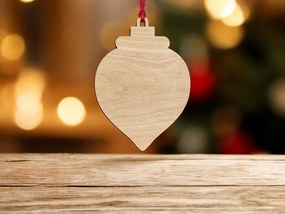 Intra απο ξύλο plywood 3mm-4mm πάχος – Σχήμα χειροτεχνίας χριστουγεννιάτικου στολιδιού 25x25 cm INTRAVECTRY-MY548092