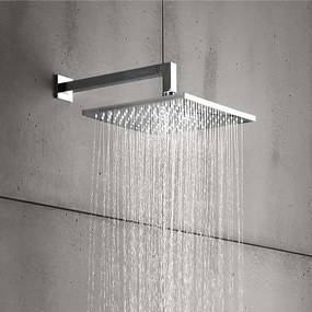 Almar Square E044043+C23500 Chrome - Κεφαλή Ντους με Βραχίονα