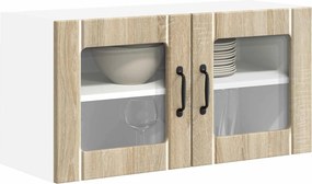 vidaXL Ραφιέρα τοίχου LUCCA Sonoma Δρυς 80 x 31 x 40 εκ