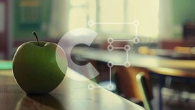 Intra Συλλεκτικό Ξύλινο Παζλ Plywood  4mm - Apple στη ρύθμιση της τάξης Σε Ξύλινο Κουτί - Διαστάσεις Puzzle: 10x10 cm – 25 κομμάτια