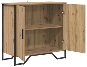 vidaXL Πλαϊνό γραφείο artisan δρυς 78 x 35.5 x 74.5 εκ.