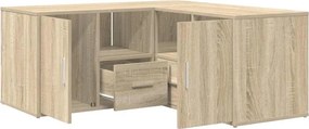 vidaXL Ντουλάπι Γωνιακό Sonoma Δρυς 160x40x45 εκ. Επεξεργασμένο Ξύλο