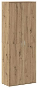 vidaXL Υψηλόμπαρο artisan δρυς 70 x 35 x 180 εκ. Επεξεργασμένο ξύλο