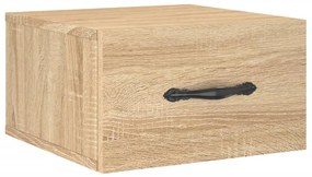vidaXL Κομοδίνα Επιτοίχια Sonoma Δρυς 35 x 35 x 20 εκ.