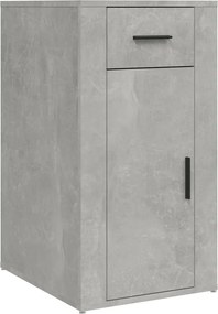vidaXL Ντουλάπι Γραφείου Γκρι Σκυροδ. 40x49x75 εκ. Επεξεργασμένο Ξύλο