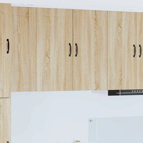 Κρεμαστό ντουλάπι κουζίνας με ράφι Δρύς Sonoma 80 x 31 x 80 εκ.