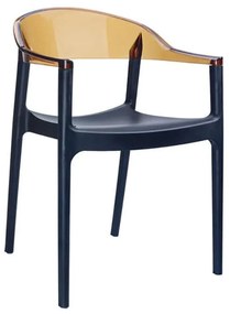SIESTA CARMEN BLACK/AMBER ΠΟΛΥΘΡΟΝΑ 49X53X45-79εκ.32.0114