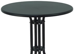 Τραπέζι Vergo  μαύρο μέταλλο Φ60x70εκ