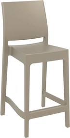 Σκαμπό Μπαρ Maya 65 Dove Grey