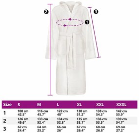 vidaXL Μπουρνούζι KINN xxxl Βαμβάκι