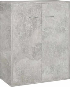 vidaXL Ντουλάπι Γκρι του Σκυροδέματος 60 x 30 x 75 εκ. από Επεξ. Ξύλο