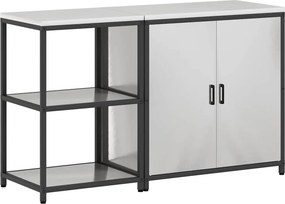 vidaXL Σετ Αποθήκευσης Κουζίνας HATTEM 2 pcs Ασημί Ανοξείδωτο Ατσάλι